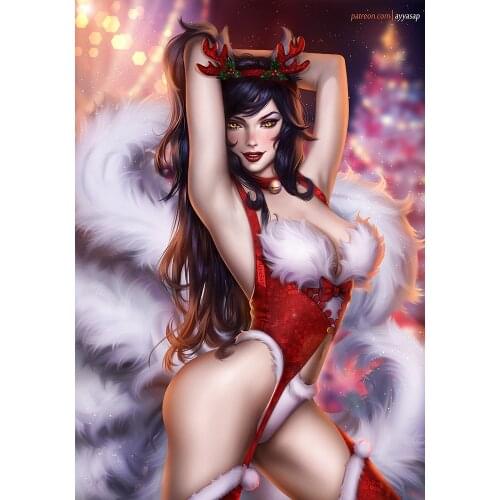 JMINE Div 5D Sexy Fox Elf Fairy Girl Full Diamond Painting cross stitch kits art High Quality Cartoon 3D paint by diamonds