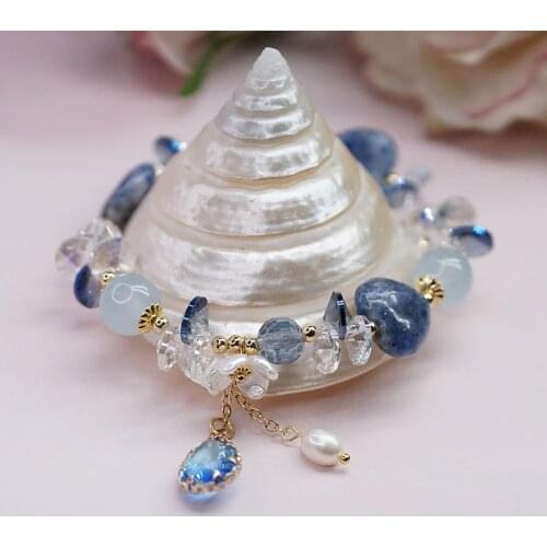 Korean style original personalized candy color crystal bracelet female fashion love stone bracelet for women new female present