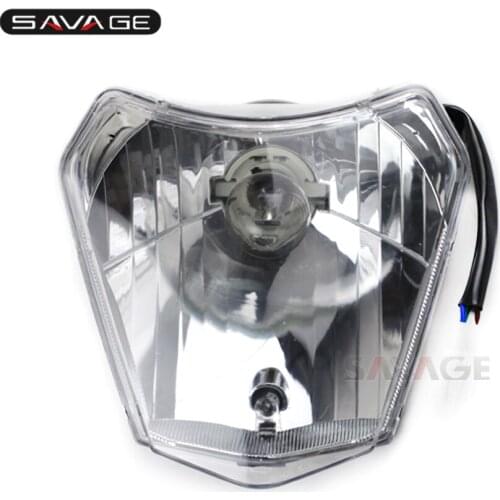 Headlight For EXC 125 200 250 300 450 500 EXC-F 250 350 450 500 Motorcycle Accessories Front Headlights Headlamp 12V/5W