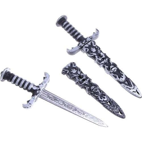 Hot Plastic Pirate Swords Small Knife Toy Pirates Dagger for Kids Cosplay Decor DIY Halloween Party Supplies Toy Sword