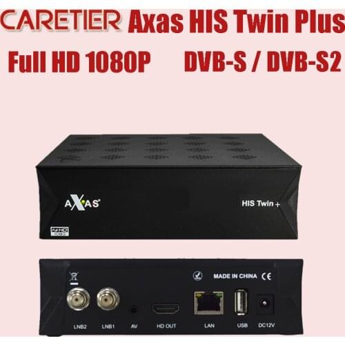 2020 Axas His Twin DVB-S2/S HD Satellite TV Receiver WiFi + Linux E2 Open ATV 6.3 smart tv box replace ZGEMMA box