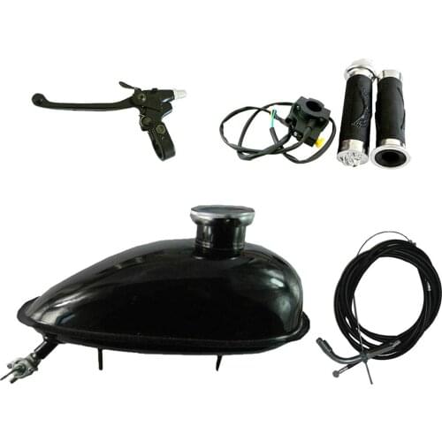 Fuel Tank And Brake Kit For 49cc 66cc 80cc 2 Stroke Engine Motorized Bike