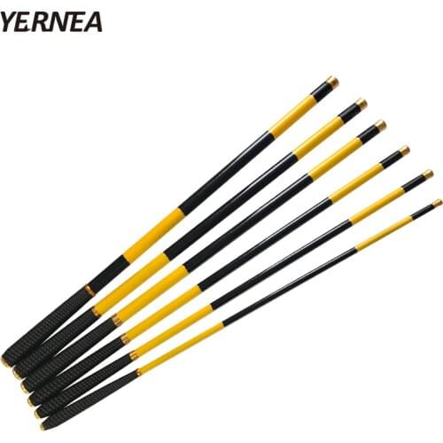 Yernea Carbon Fishing Rod Carbon Telescopic Fishing Rod Ultra Light Carp Stream Hand Pole Carp Feeder 2.4M-7.2M Fishing Pole