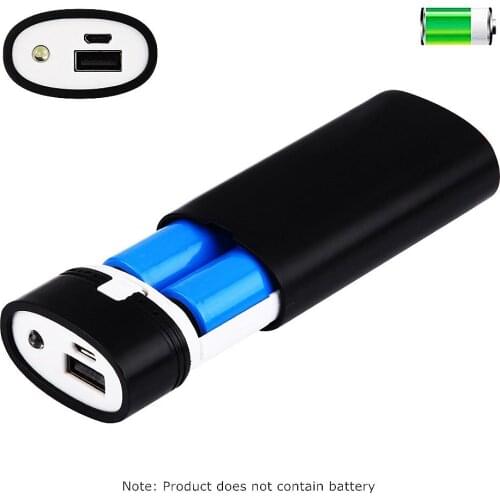 Universal Protable 5600mAh 5V USB Cable Power Bank Case Kit 18650 Battery(No) Charger DIY Box For All Smartphone