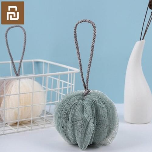 Youpin Soft Shower Mesh Foaming Sponge Bath Bubble Ball Body Skin Cleaner Body Cleaning Tools Bathroom Accessories 4 colors