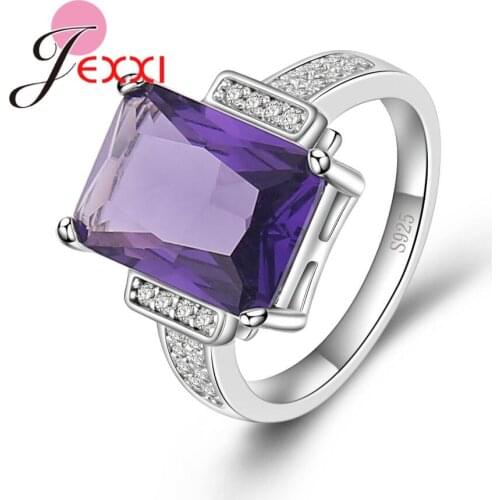 Simple Special Chic Romantic 925 Sterling Silver Finger Rings for Women Fashion Wedding Jewelry Girlfriend Gift