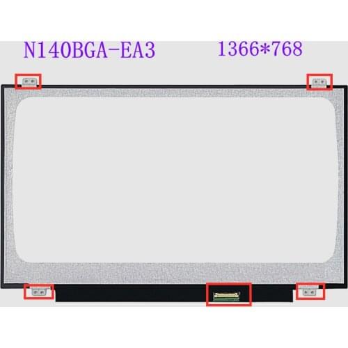 14.0-inch Laptop LCD Screen N140BGA-EA3 1366X768 HD eDP 30Pin matte matrix display panel replacement