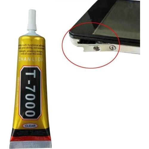 15ml T7000 Mobile Phone Repair Black Glue High Elasticity Waterproof Needle Style Screen Frame Super DIY Glue