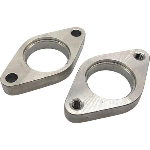 2Pcs Stainless Steel Wastegate Dump Pipe Flange Gasket 35/38mm Turbocharger