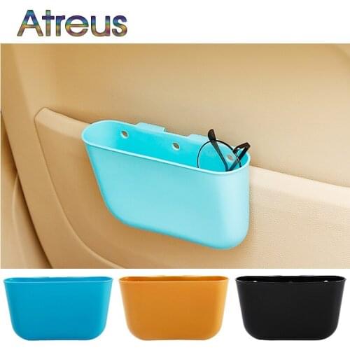 3 Coulour Car Hanging Trash Bin Storage Box Phone Storage Bags for Hyundai Creta I30 Volkswagen Polo VW Golf 4 5 Tiguan Kia Rio