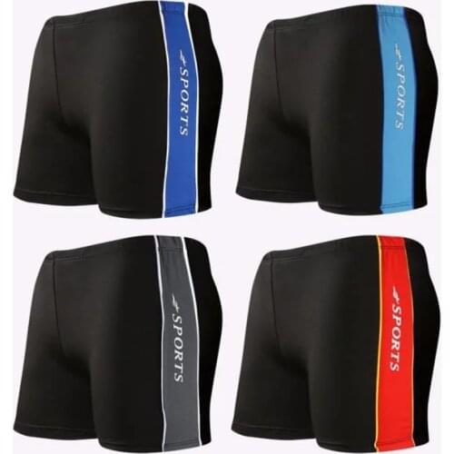 3Pieces/lot Swimwear Men Swimming Trunks Swimsuit Boxers Beach Shorts Surf Plus Size Reach 80-140kg Male Weight