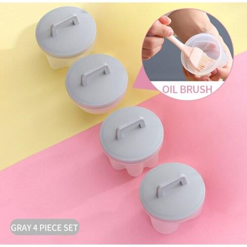 4Pcs/Set Kitchen Household Egg Cooker Plastic Egg Cooker Kitchen Egg Cooker Tool Egg Mold Forming Machine With Lid Brush Pancake