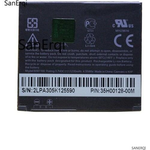 BB81100 1230mAh Real capacity Battery For HTC TOUCH HD2 T8585 T8588 Mobile Smart phone Battery