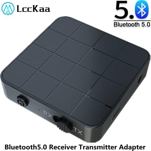 Bluetooth-compatible 5.0 Audio Receiver Transmitter AUX RCA 3.5MM Jack Music Stereo Wireless Adapters Dongle For Car TV PC