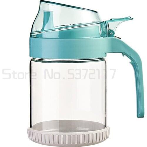 Oil pot oil barrel edible oil household soy sauce vinegar seasoning bottle oil tank leak proof glass oil bottle European kitchen