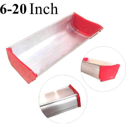 6-20 inch Screen Printing Aluminum Alloy Emulsion Scoop Coater 15-50CM Silk Screen Printing Sizing Scrape Coating Press Tools