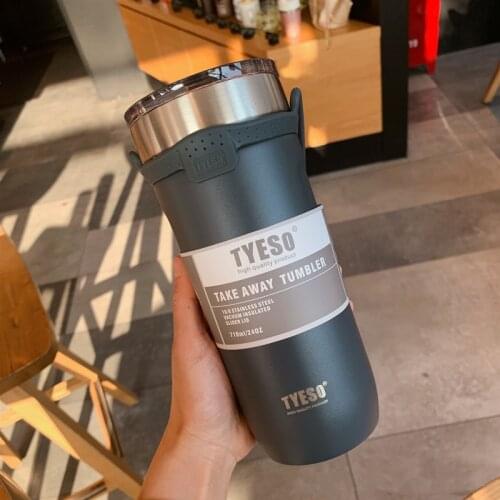 710ML Travel Coffee Mug Water Cup Stainless Steel Thermos Tumbler Cups Vacuum Flask Thermo Cups Bottle Thermocup Garrafa Termica