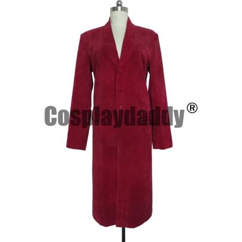 Doctor Who 4th Fourth Dr Cosplay Costume Trench Coat Party Costumes