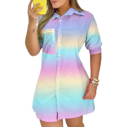 Misomee Fashionable Shirt Dresses