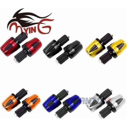 Motorcycle Accessories 7/8'' 22MM Handlebar Grips Handle Bar Cap End Plugs For MV Agusta F3 675 F3675 2013 2014 2015 2016