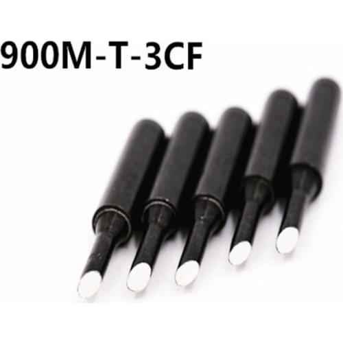 SZBFT 5piece Black 900M-T-3CF Series Horseshoe type iron head Welding tip Soldering iron tip 900M-T B I SK 1C 2C 3C 4C 1.2D 2