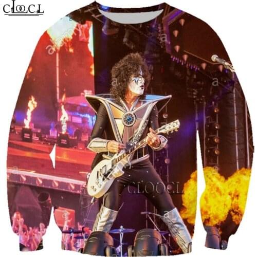 CLOOCL Newest Rock Singer KISS Band 3D Print Men Women Sweatshirts Harajuku Hip Hop Fashion Hot Selling Tracksuit Tops