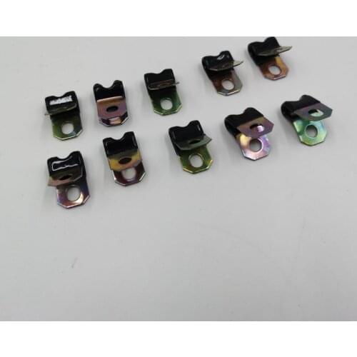 Fits 3/16 Brake Line Hose Tube Set .187 Wrap Around Clamp Clips w/bolts