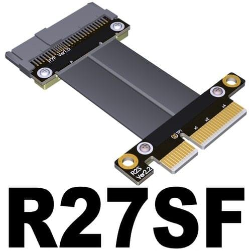 U.2 interface U2 to PCI-E 3.0x4 SFF-8639 adapter card pcie extension cable for chia mining