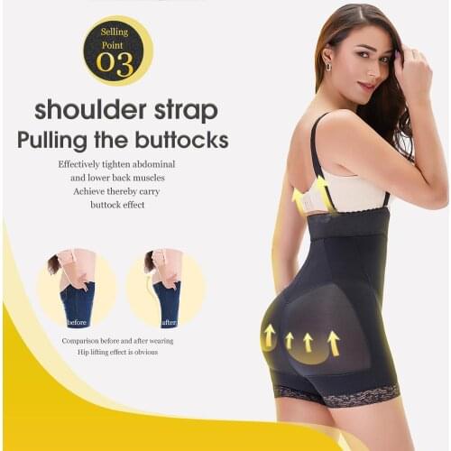 Tummy Control Belly Waist Cincher Shapewear Body Shpaer Sexy Lace Undebust Thigh Corset Shaping Underwear Postpartum Women
