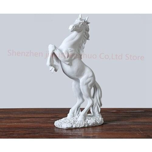 10pcs New Nostalgic Horse Statues Figurines Ornaments Horses Crafts Home Decoration Accessories Creative Business Wedding Gifts