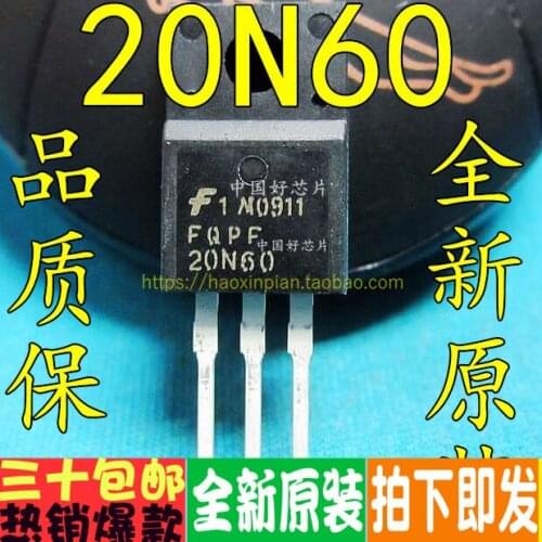 100% New&original FQPF20N60 FQPF20N60C 20N60