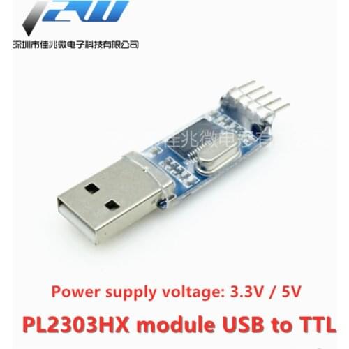 PL2303 USB to RS232 TTL converter Module adapter PL2303HX ST C microcontroller brush machine board