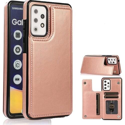 Phone Case for Samsung Galaxy A72 5G/4G Wallet Case Cover Card Holder Stand Flip Leather Cell Glaxay A 72 G5 Gaxaly 72A S72 Men