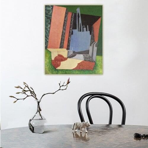 Diego Rivera《Urban Landscape》Canvas Oil Painting Artwork HD Print Poster Picture Wall Hanging Decor Home Living Room Decoration