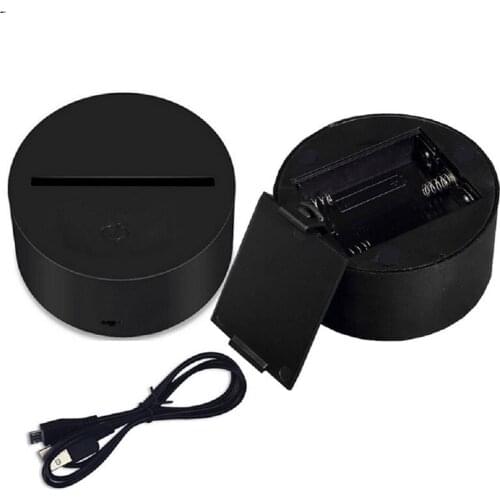 French Bulldog 3D Lights Colorful Touch LED Visual Lights USB Battery Dual-use