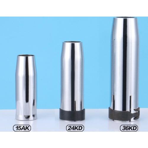 15AK 24 36KD Gas Nozzle MIG Welding Gun Tip Nozzle Shield Cup Torch Contact Tip for MIG/MAG Welding Gun