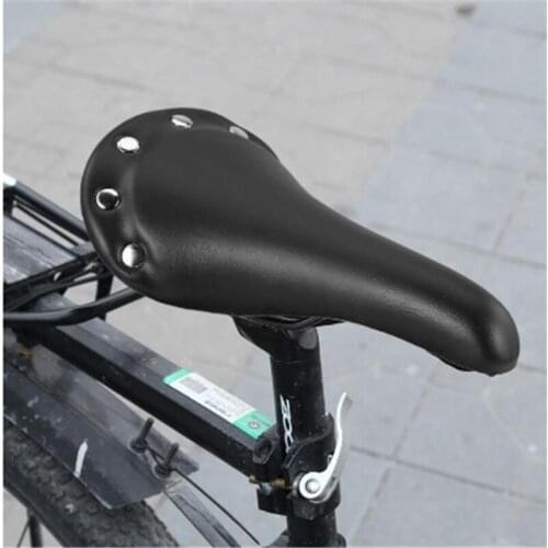 Bicycle Saddle Leather Soft Bike Seat Cover Mat Cycling Bike Saddle Cushion Cycling Saddle Bike Saddle Racing Seat For Bike