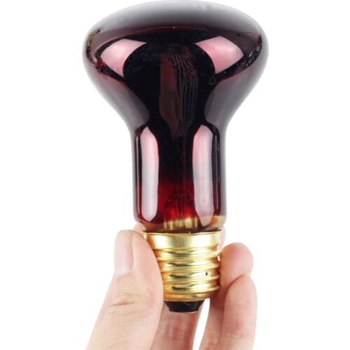 Reptile Heating Lamb Amphibian Bird Snake Lamb Red Light Night Warm Heating Insulation Lamp for Lizards Turtles Animal Lighting