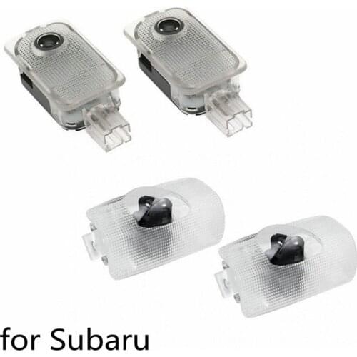 2X Car Led Door Welcome Light Laser Projector Logo Ghost Shadow Light For SUBARU Forester Outback legacy BRZ Impreza XV Tribeca