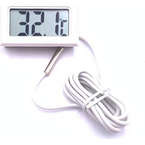 Mini Black Digital LCD Temperature Humidity Indoor Room Humidity Meter Thermometer Hygrometer Temperature Sensor Humidity