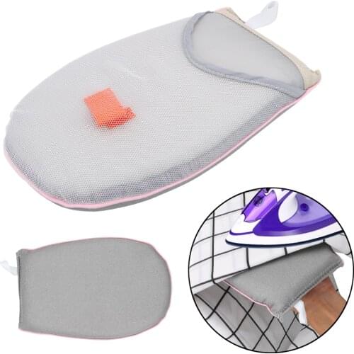 Mini Ironing Pad Sleeve Ironing Board For Clothes Garment Steamer Iron Table Rack Hand-Held Heat Resistant Glove