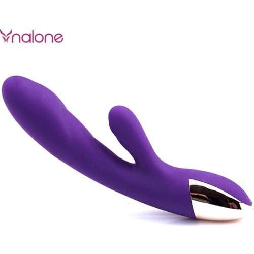 Nalone Female Vibrator Warm Heating 10 Speed Vibrating Rabbit Dildo G Spot Vibrator Clitoris AV Wand Massager Stick for Women