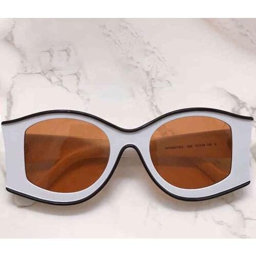 2021 New Composit Brand Square Sunglasses Women Retro Vintage Colored Men Black Weird Sunglasses Aesthetic Trendy Sun Glasses