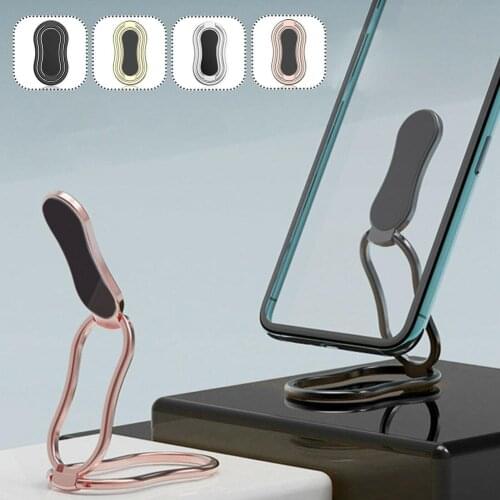 Portable Multifunctional Folding Metal Mobile Phone Holder Bracket Desktop Stand