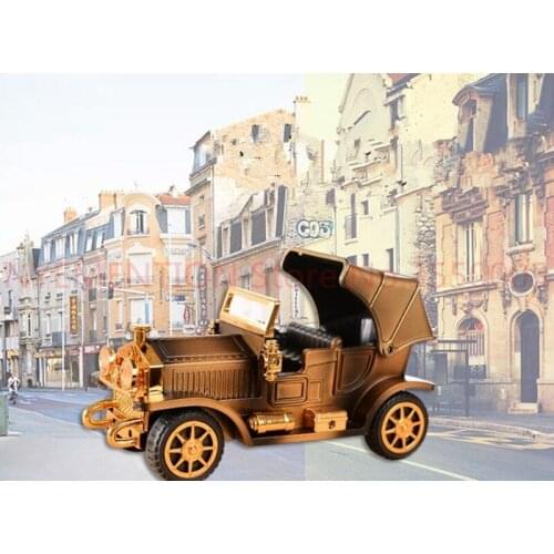 Retro Vintage Car Music Box Dynamic Simulation of Automobile Ornaments Classical Music Box Craft Gifts 2 Colors 20pcs