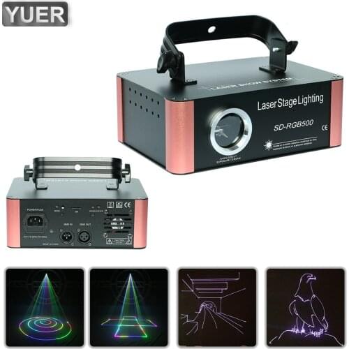 RGB LED Mini SD Card Pattern Animation Laser Light With Dolphin Effect for DJ Disco Party Nightclub Wedding Show Stage Lighting