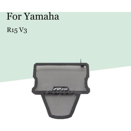 For Yamaha R15 V3 Water Tank Net Modification Heat Dissipation Protective Cover Water Cooling Net Cover Insect-Proof