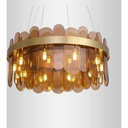 Modern luxury crystal chandelier creative designer lamp art living room dining room LED decorative lights