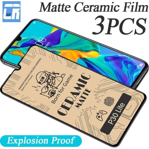 3Pcs Explosion Proof Soft Matte Ceramic Film for Huawei P30 P40 Lite P Smart Z Y9A Y9 Prime 2019 Nova 7i 5t Y9S Screen Protector