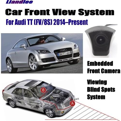 Car Front View Camera For Audi TT (FV/8S) 2014-2020 2015 2016 Front Camera Full HD /Not Reverse Rear Parking Camera Accessories